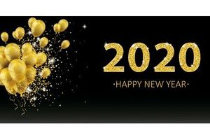 Воздушные шары на Новый год 2020 фото