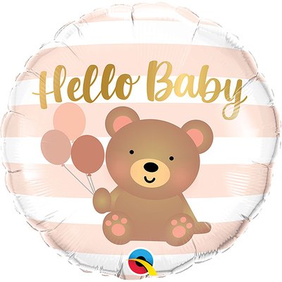 Привіт малюк, ведмедик з кульками 2734 фото