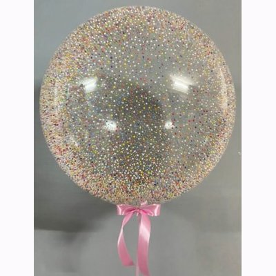 Bubble з різнокольоровими пінопластовими кульками 3453 фото