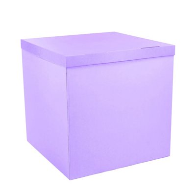 Лавандовая коробка для шаров 2071 фото
