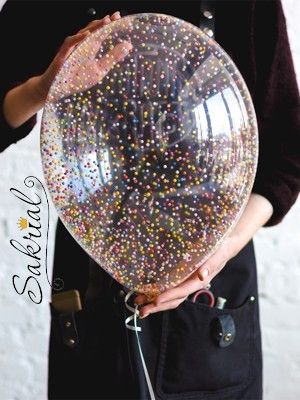 Кулька з конфетті (яскравий мікс) 1260 фото
