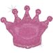 Корона розовая голографическая 2348 фото 1