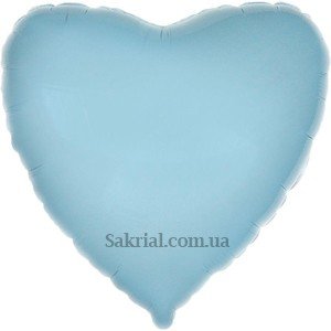 Сердце «Голубое пастель» 2141 фото