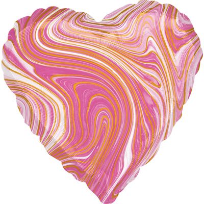 Сердце Агат Розовый 1396 фото