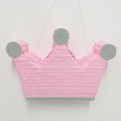 Пиньята нежно-розовая корона 2629 фото