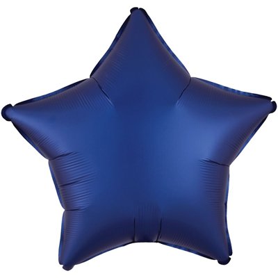 Звезда Сатин «Тёмно синяя» 1403 фото