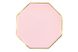 Тарілки рожеві з золотом 153502 фото 1