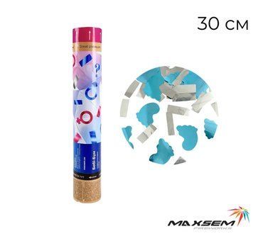 Хлопушка для определения пола детские ножки голубые 154057 фото