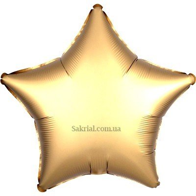 Звезда Сатин «Золотая» 1604 фото