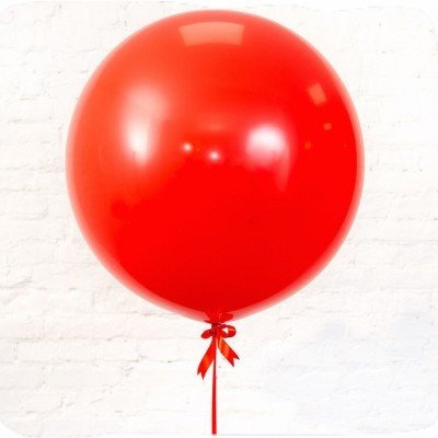 Большой красный шар 1306 фото
