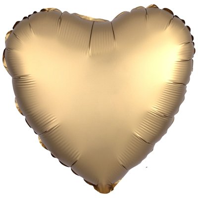 Сердце Сатин «Золото» 2350 фото