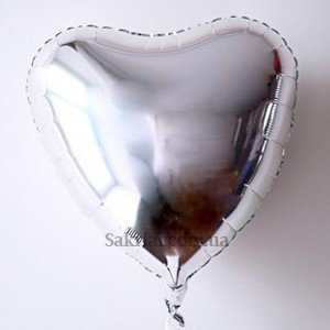Сердце «Серебро» 2147 фото