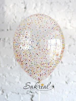 Кулька з конфетті (яскравий мікс) 1260 фото